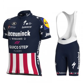 Cykeltrøje + Cykelshorts 2021 Deceuninck-Quick-Step N004